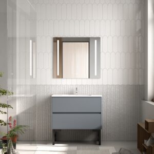 C0033 Venice Cabinets + Mirror