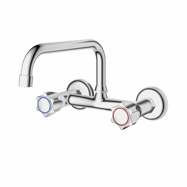 MACUTA 800201 Traditional Wall Mounted Sink Mixer