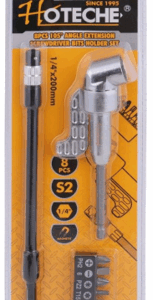 8Pcs 105° Angle Extension Screwdriver bits Holder Set 251030