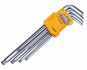 9Pcs Extra Long Hex Key Set 260610