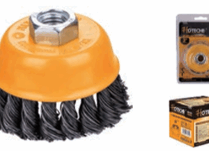 Cup Twist Wire Brush With Nut 590205A