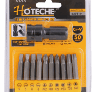 10 In 1 Adapter And Bits Set 630610