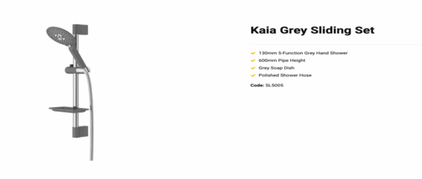 Kaia Grey Sliding Set SL5005 - Image 2