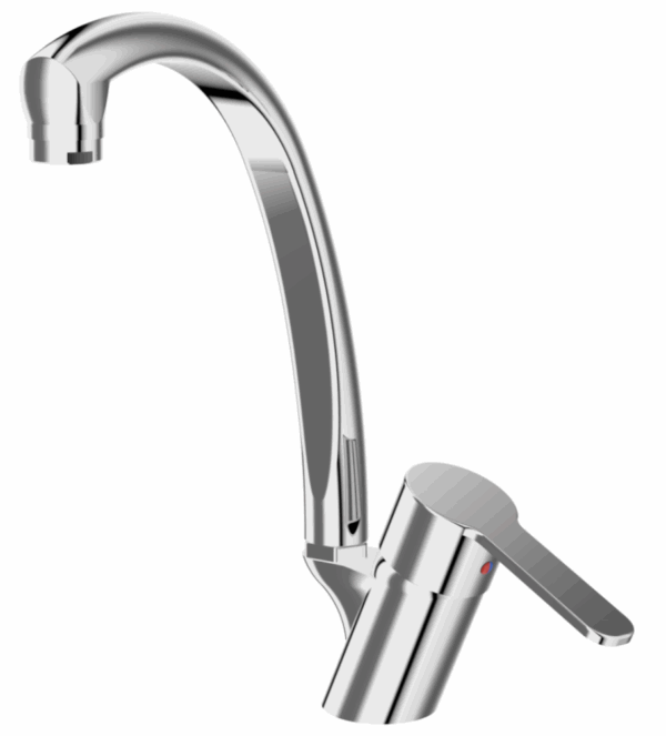 Single-Lever Sink Mixer With Movable Spout LUG101
